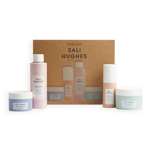 Revolution Skincare X Sali Hughes Gift Set cleansing serum exfoliant moisturizer